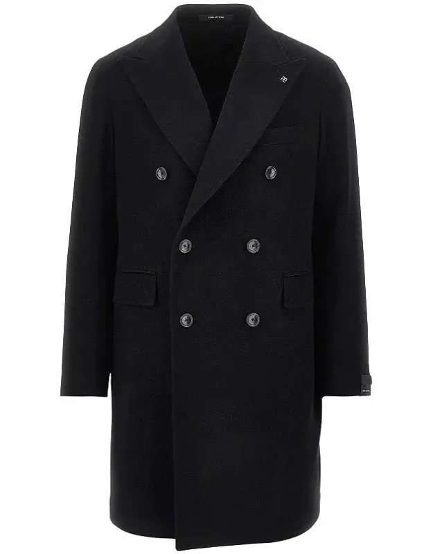 Double-breasted Wool And Cashmere Coat
