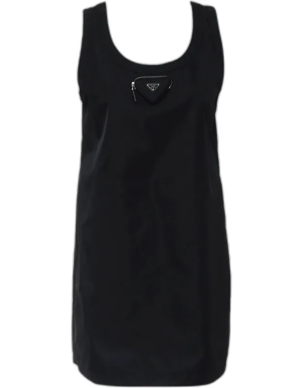 Re-nylon Triangle Logo Dress