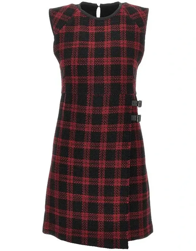 Wool-blend Tweed Short Dress