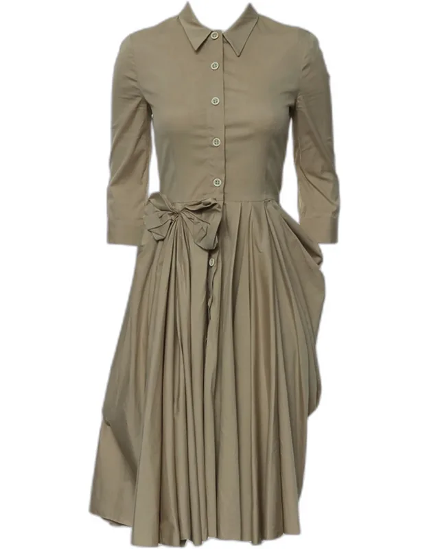 Button-up Bow Dress
