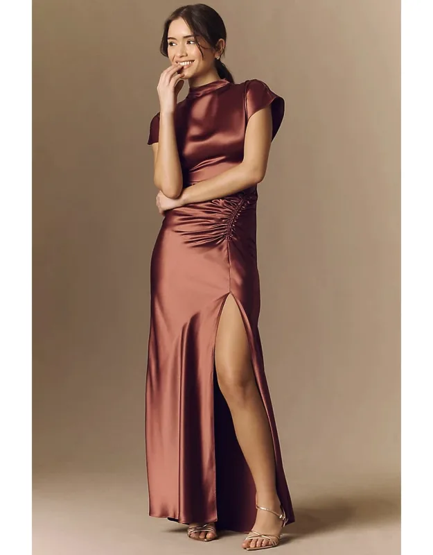 Cade Satin Maxi Dress