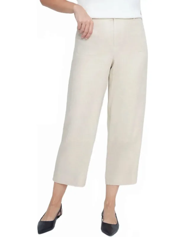 Woven Crop Pants