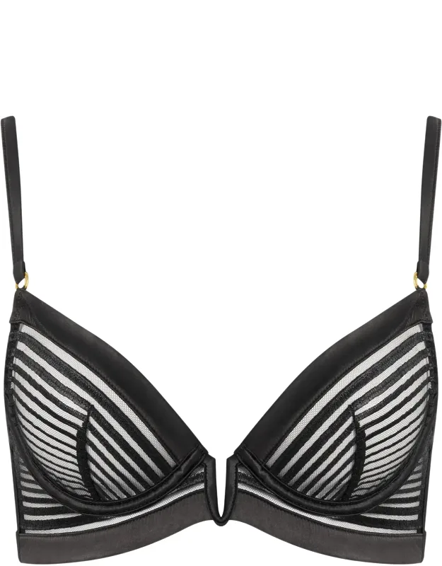 Embroidered Longline Bra