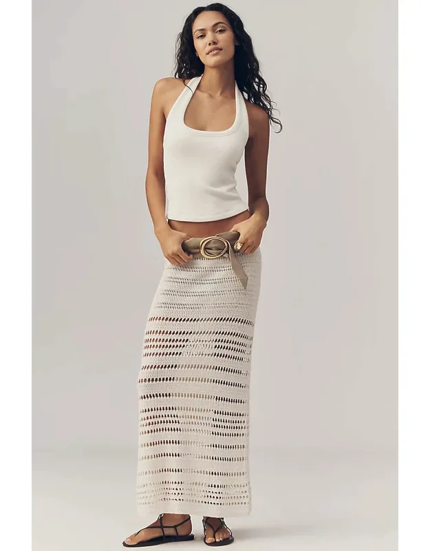 Oval Buckle Wrap Belt