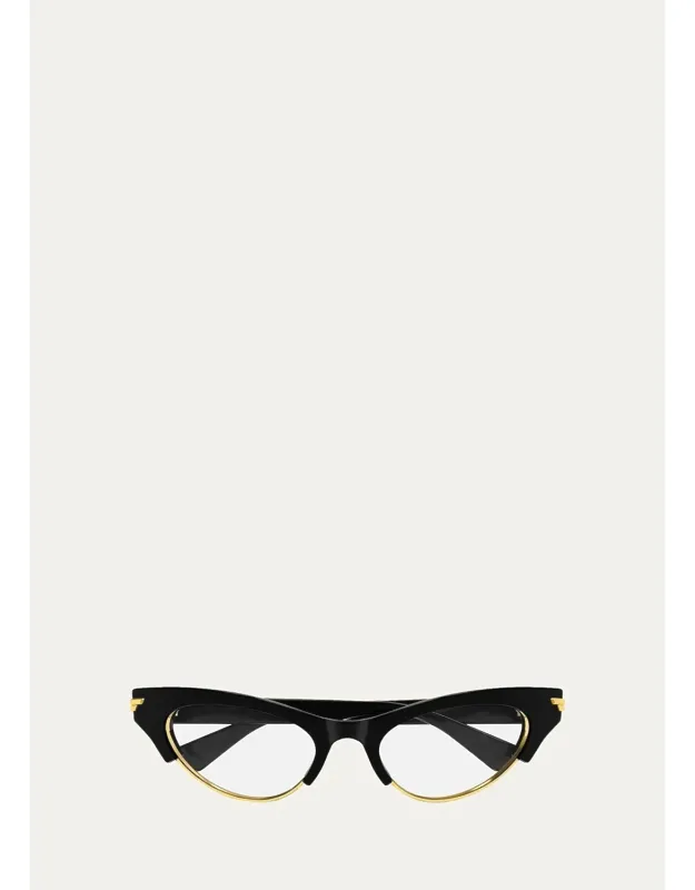 Bold Ribbon Cat-eye Sunglasses