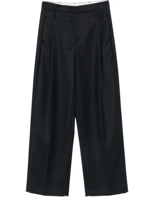Pleated Wide-leg Trousers