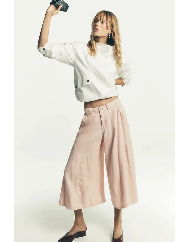Linen Blend Culottes