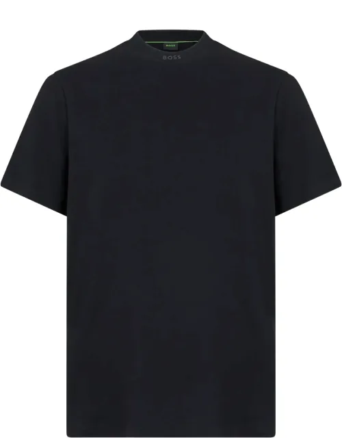 Cotton T-shirt With Logo Crew Neck