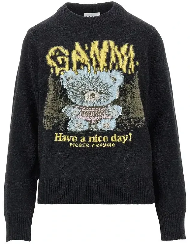 Forest Teddy Wool-blend Sweater