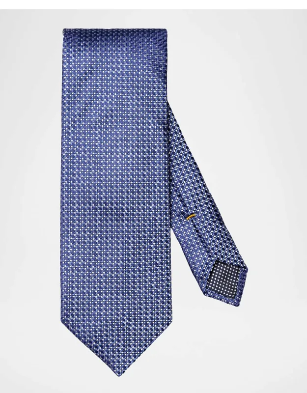 Micro-geometric Jacquard Silk Tie