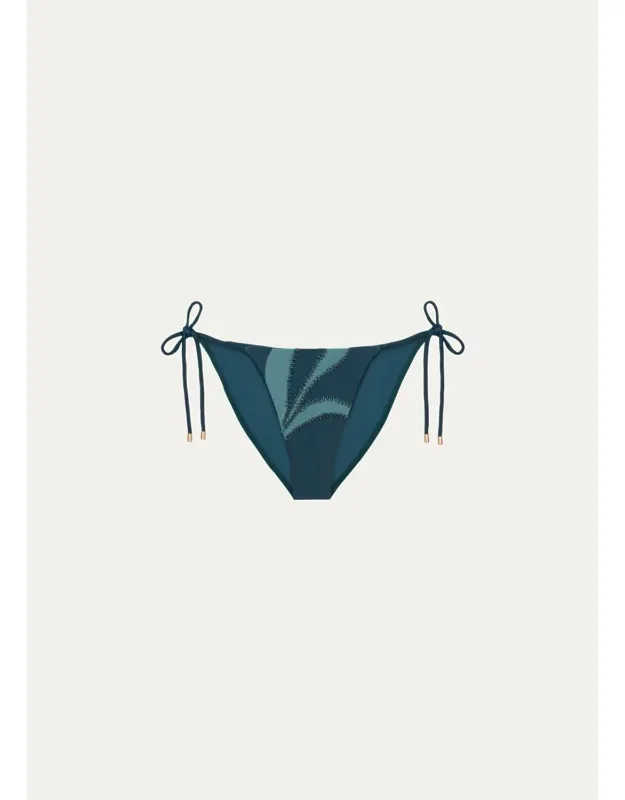Beaded Tie-side Bikini Bottoms
