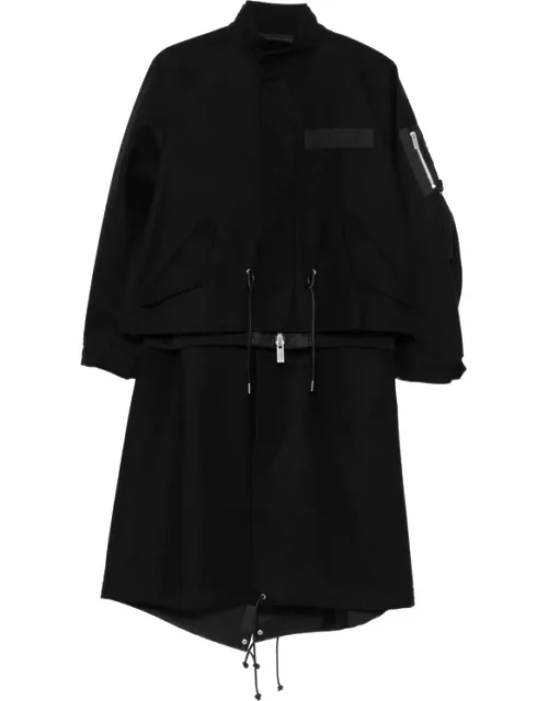 Layered-design Coat