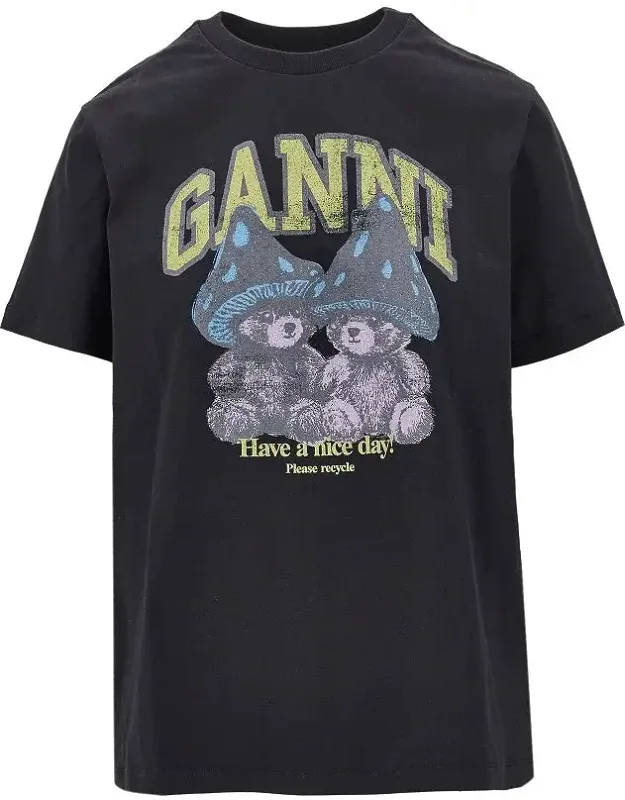 Mushroom Teddy Print T-shirt