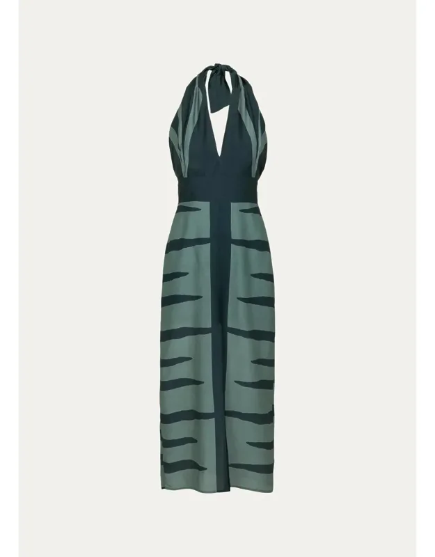 Halter Midi Dress