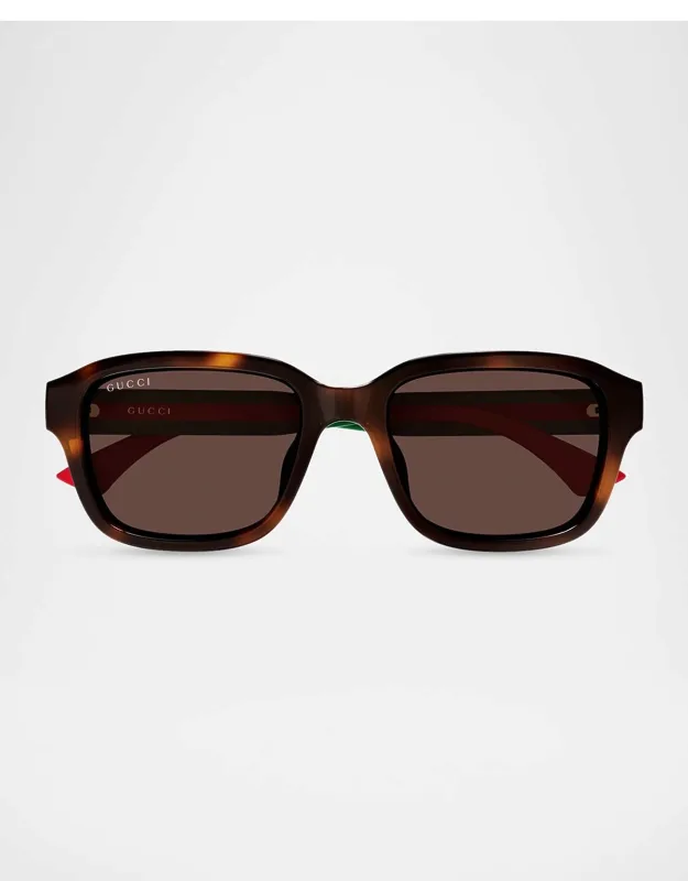Gg2120sa New Pop Web Square Recycled Acetate Sunglasses