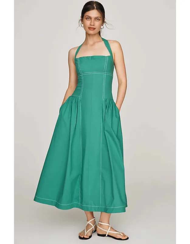 Halter Midi Dress