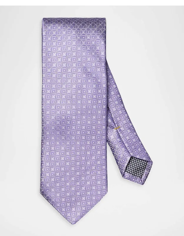 Geometric Medallion Silk Tie