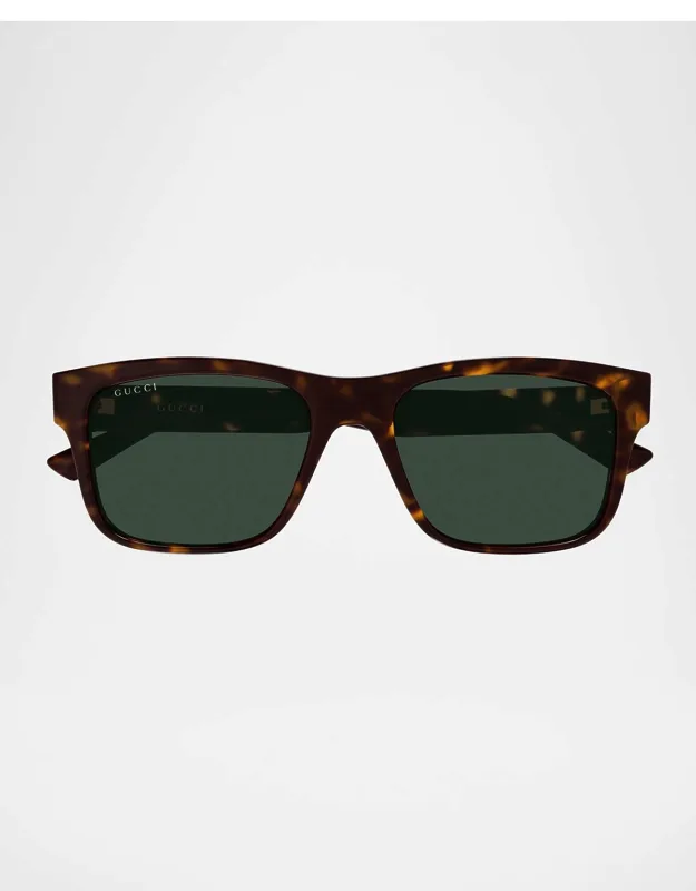 Gg2085s Vertical Web Square Injection Sunglasses