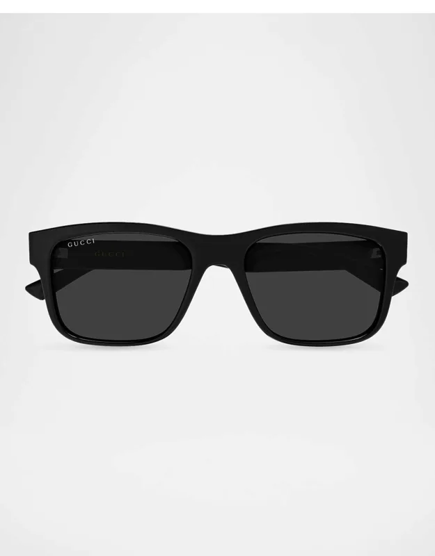 Gg2085s Vertical Web Square Injection Sunglasses