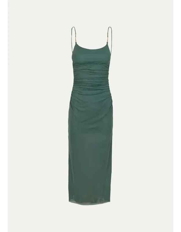 Mesh Midi Dress