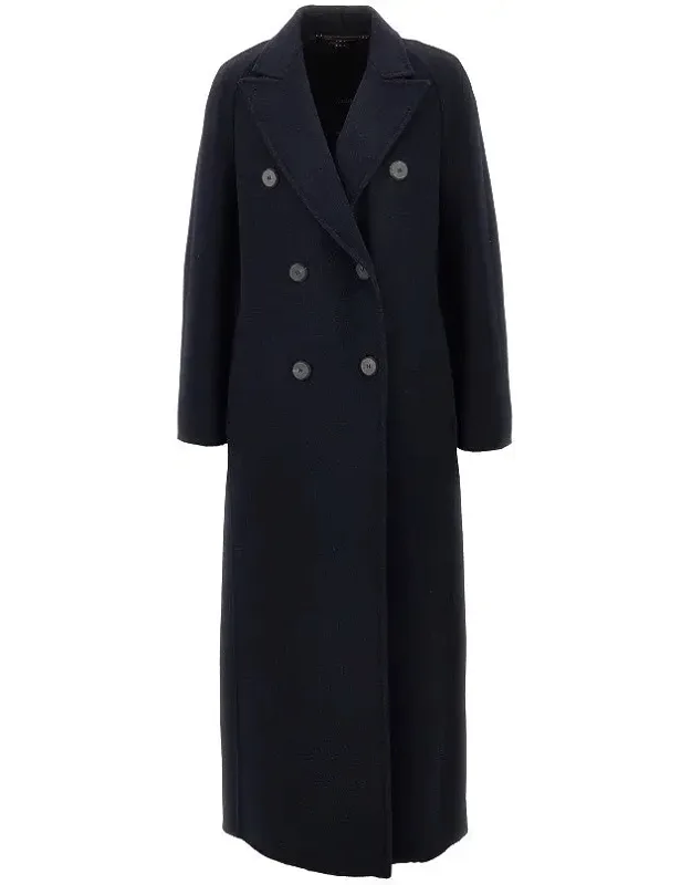 Cashmere Double-breasted Long Coat