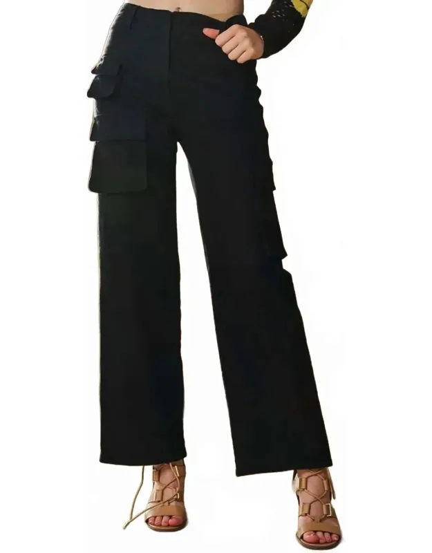 Mineral Flap Pocketed Knit Cargo Pants