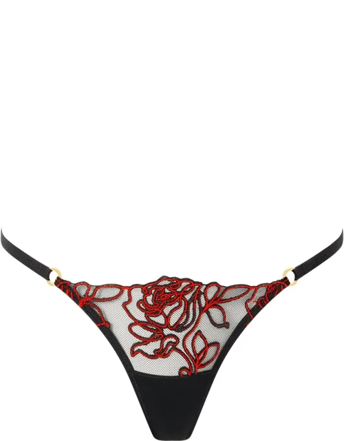 Malina Sheer Floral Thong