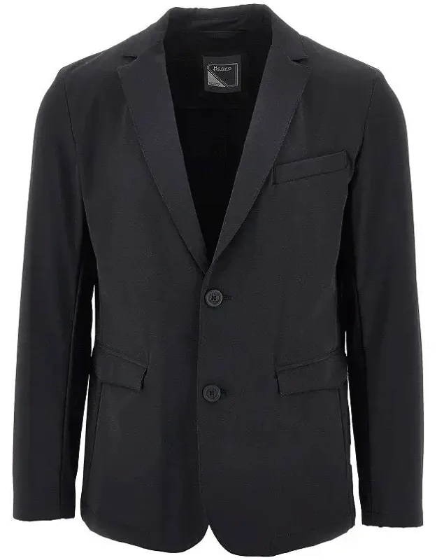 Nylon Twill Single-breasted Jacket