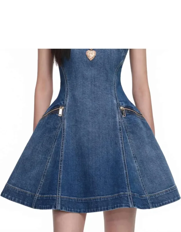 Flared Mini Dress