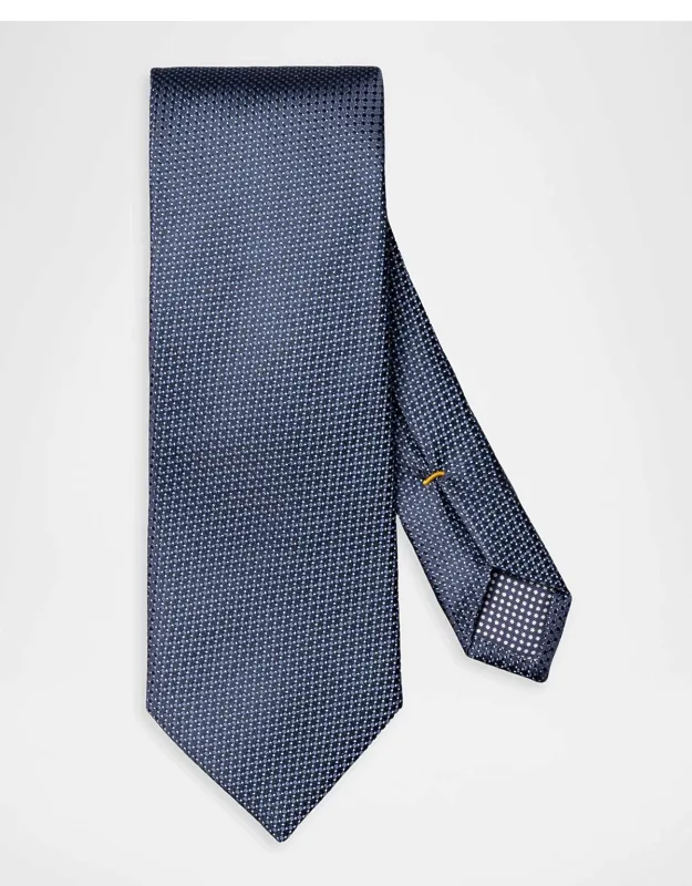 Micro-geometric Jacquard Silk Tie
