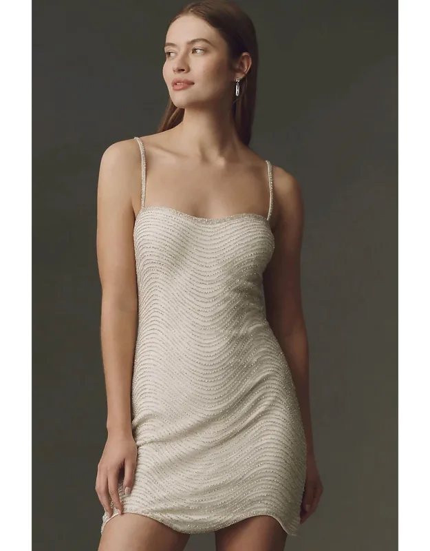 Beaded Deco Mini Dress