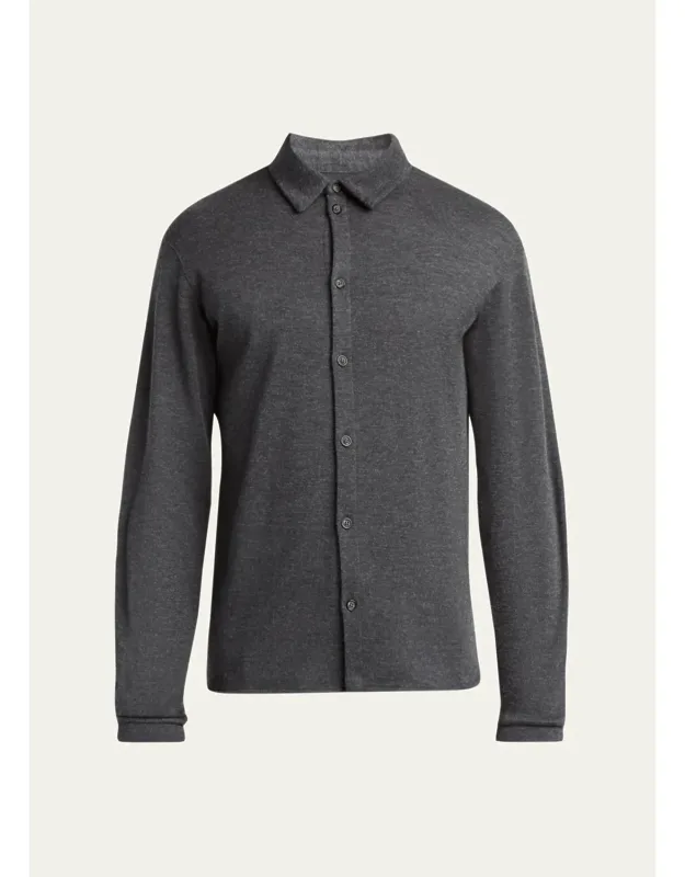 Cashmere Button-down Shirt
