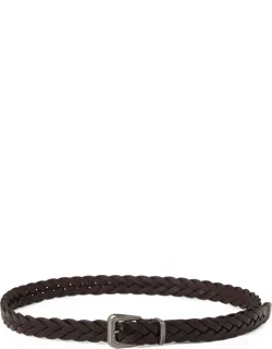Braided Leather Belt