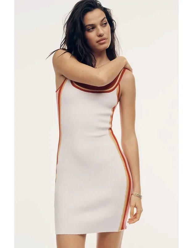 Ribbed Mini Dress