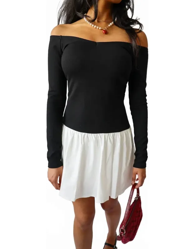 Off The Shoulder Mini Dress