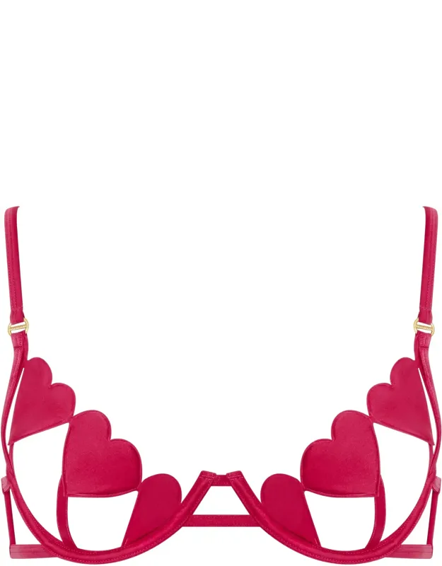 Open Heart Bra