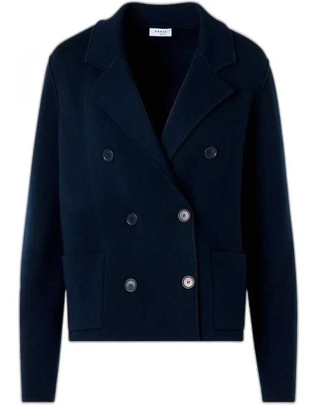 Stretch Wool Cardigan