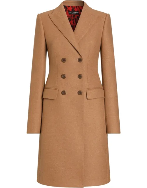 Double-breasted Wool Coat