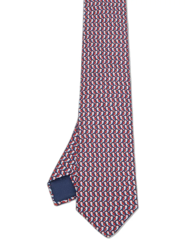 Chouette Alors Silk Classic Tie