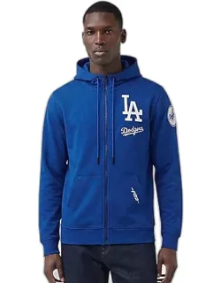 Los Angeles Dodgers Mlb Classic Chenille Full-zip Hoodie