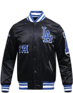 Los Angeles Dodgers Mlb Old English Satin Jacket