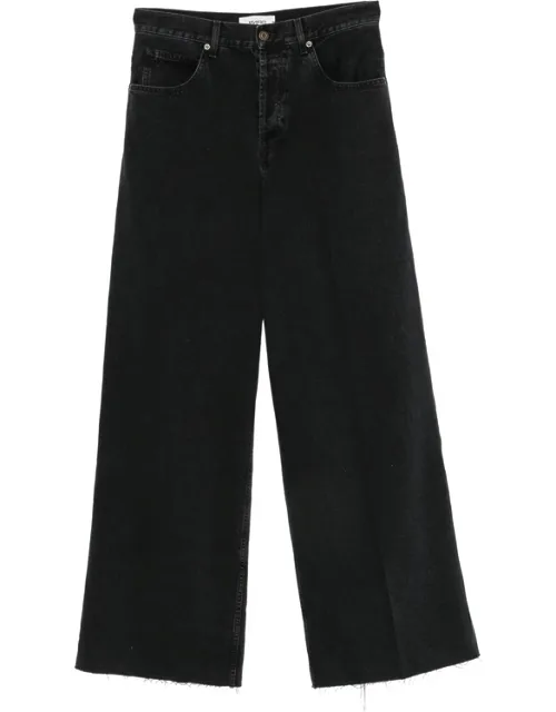 Pressed-crease Wide-leg Jeans