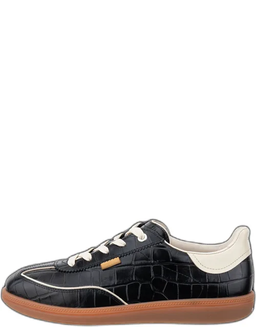 Soft 11 Leather Lace-up Sneakers