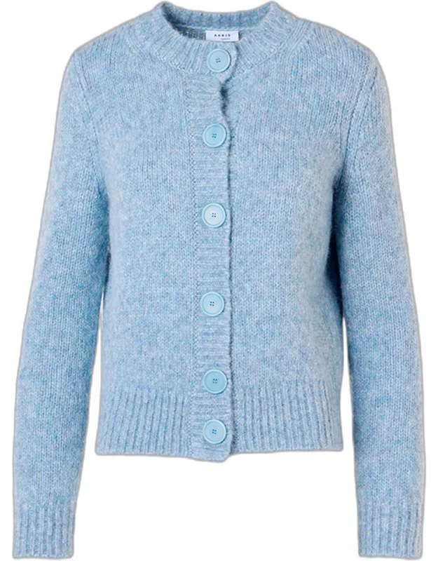 Fluffy Alpaca-blend Cardigan