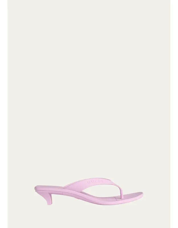 Rubber Thong Sandals
