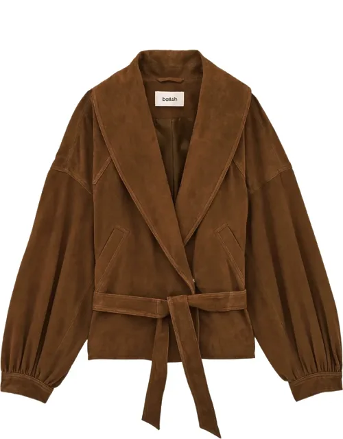 Belted Shawl-collar Coat
