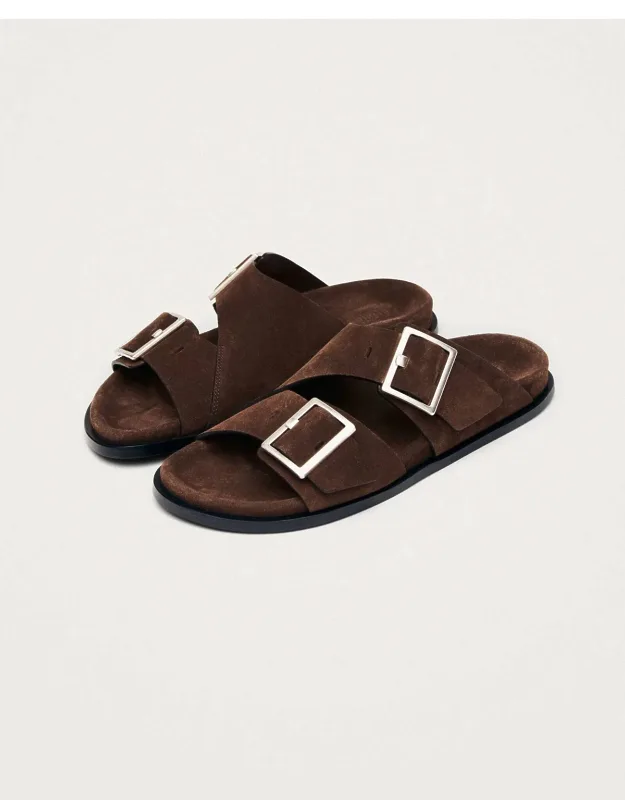 Alba Suede Leather Sandals