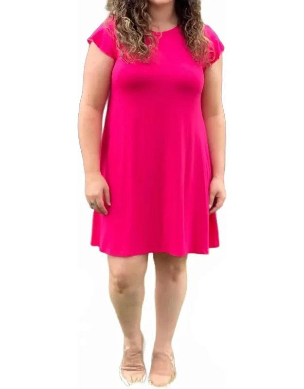 Flutter Sleeve Mini Dress