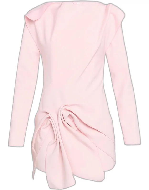 Draped Mini Dress