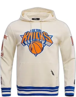 New York Knicks Nba Retro Classic Fleece Pullover Hoodie